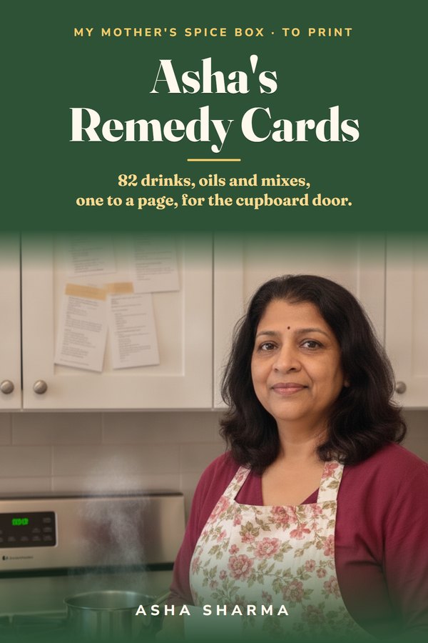 Asha's Remedy Cards, cover